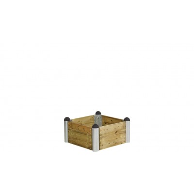 Compact Geïmpregneerde Houten Moestuinbak 80 x 80 cm