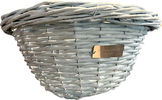 Laura Ashley Saturn Hangpot Wit/Grijs - Plantenbak