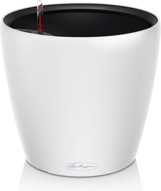 LECHUZA CLASSICO Color LS 35 Zelfwaterende Plantenbak Wit