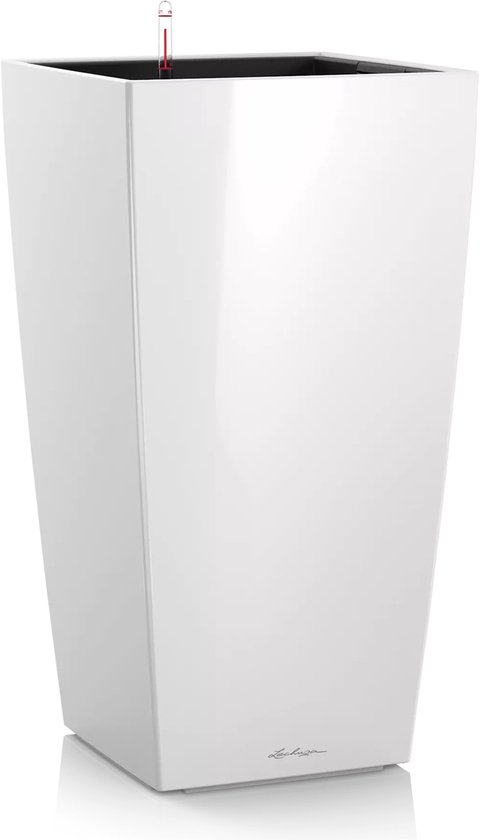 LECHUZA Cubico Premium 22 - Zelfwaterende plantenbak wit