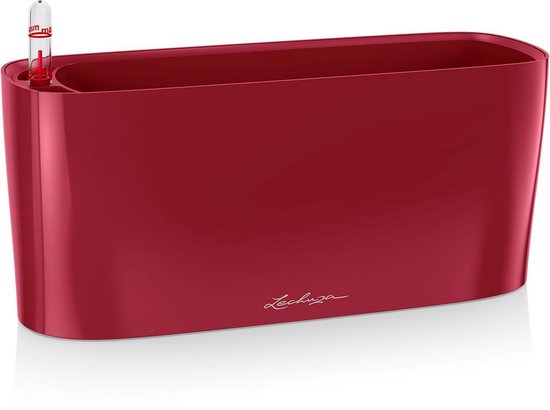 LECHUZA Delta Premium 10 - zelfbewaterende plantenbak rood