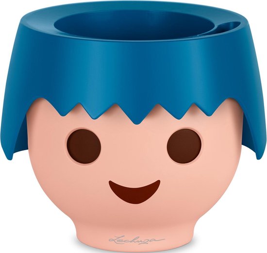 LECHUZA OJO Plantenbak Set met Zelfbewatering Oceaanblauw