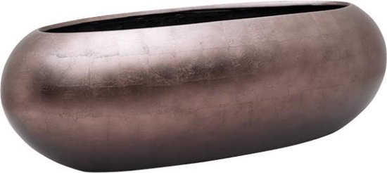 Maxim plantenbak 56 cm Taupe Metallic voor vensterbank