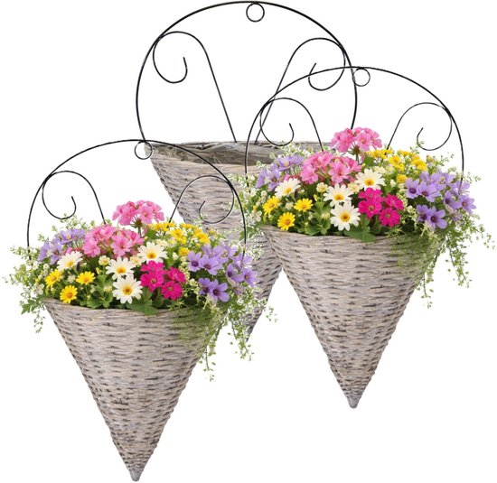 Plantenmand Muurhanger 3x 60 cm - Mega Collections