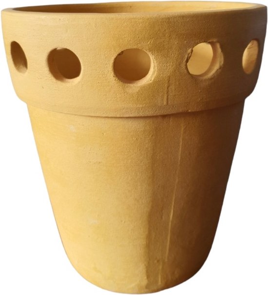 Mica Taza Bloempot Terracotta Geel 29,5x27,5 cm