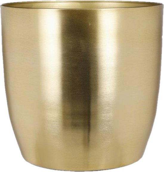 Mica Decorations Gouden Metalen Plantenpot Ø28 × H27 cm
