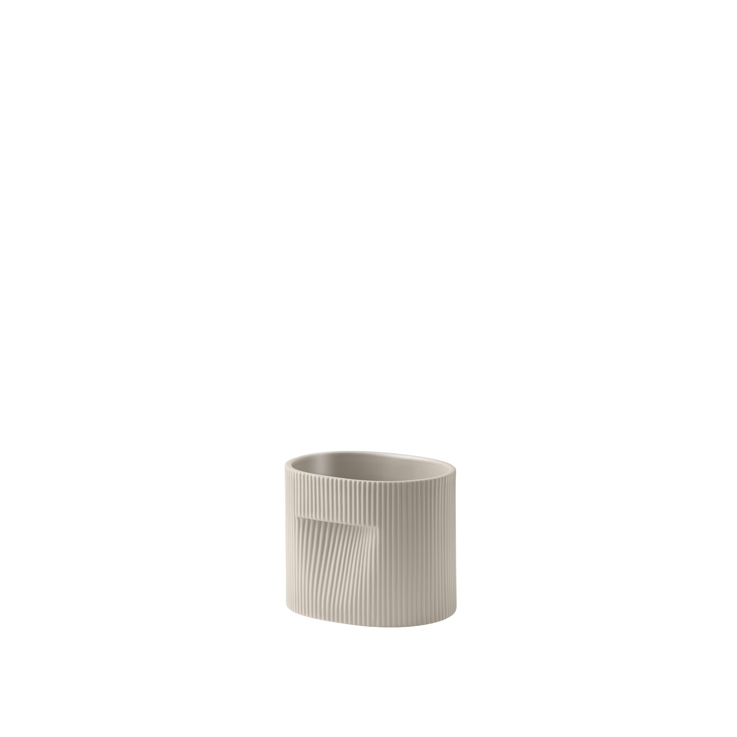Muuto Ridge plantenbak 15 cm beige