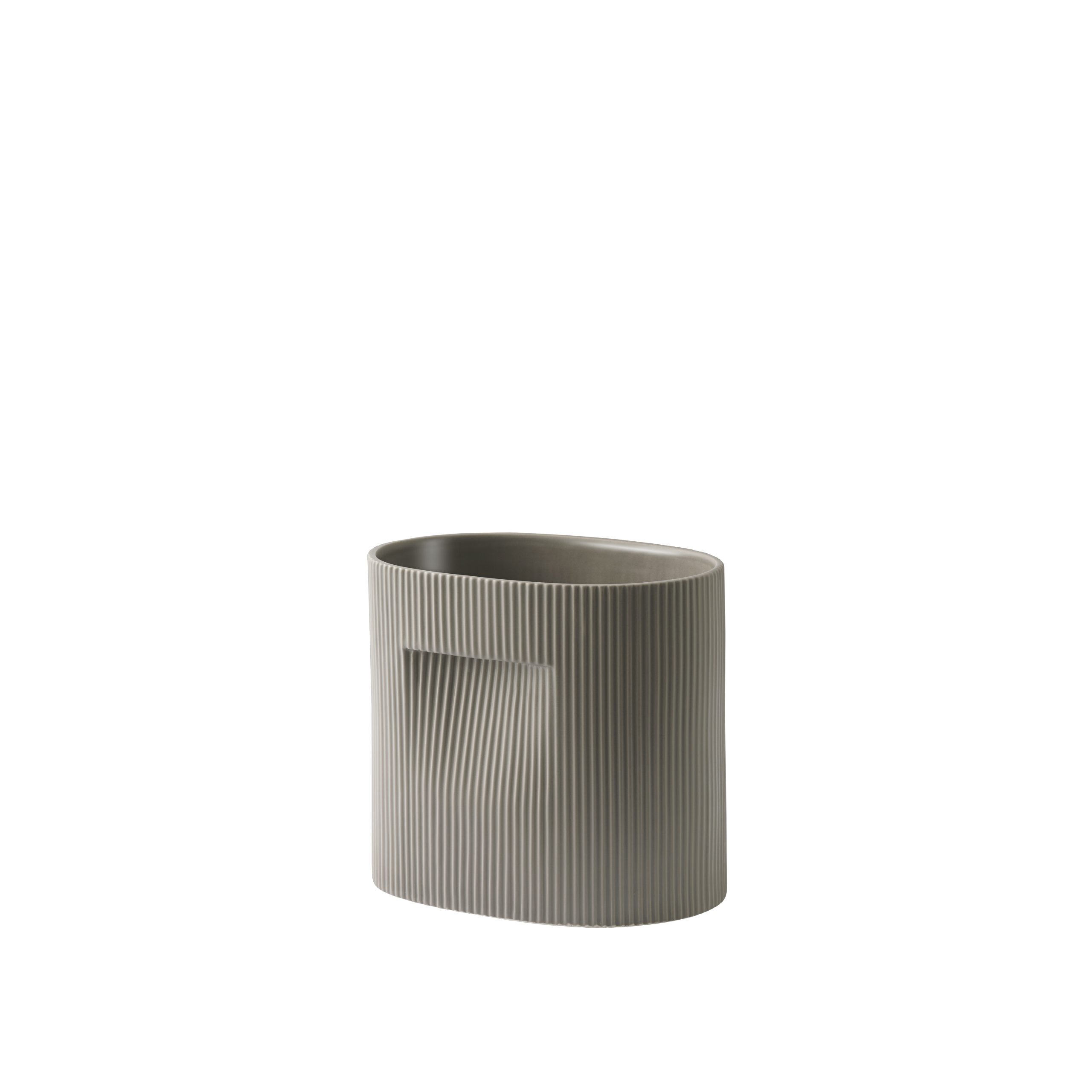 Muuto Ridge design plantenbak Taupe H 24 cm