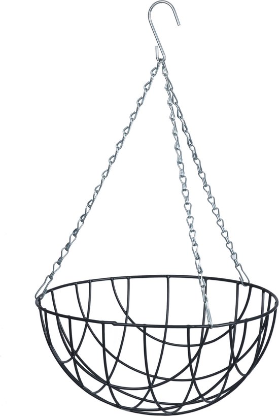 Nature hangmand Ø35,5x17,5 cm groen voor planten