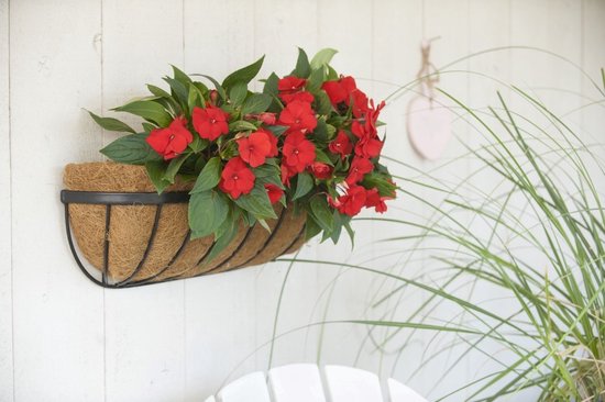 Nature Metalen Hangmand voor Balkon 17x61 cm