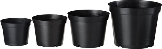 Zwarte kweekpot Nature Ø16,5 x 13,1 cm