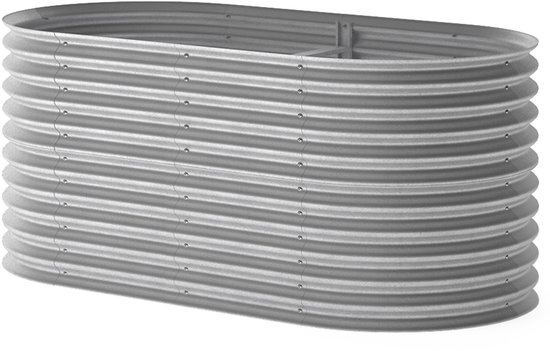 OK-Living Kinder Hoogslaper 200x100 cm Zilver
