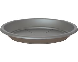 Ronde plantenschotel antraciet Ø35 cm