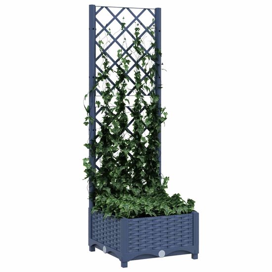 Plantenbak met trellis voor balkon & terras - Weerbestendig