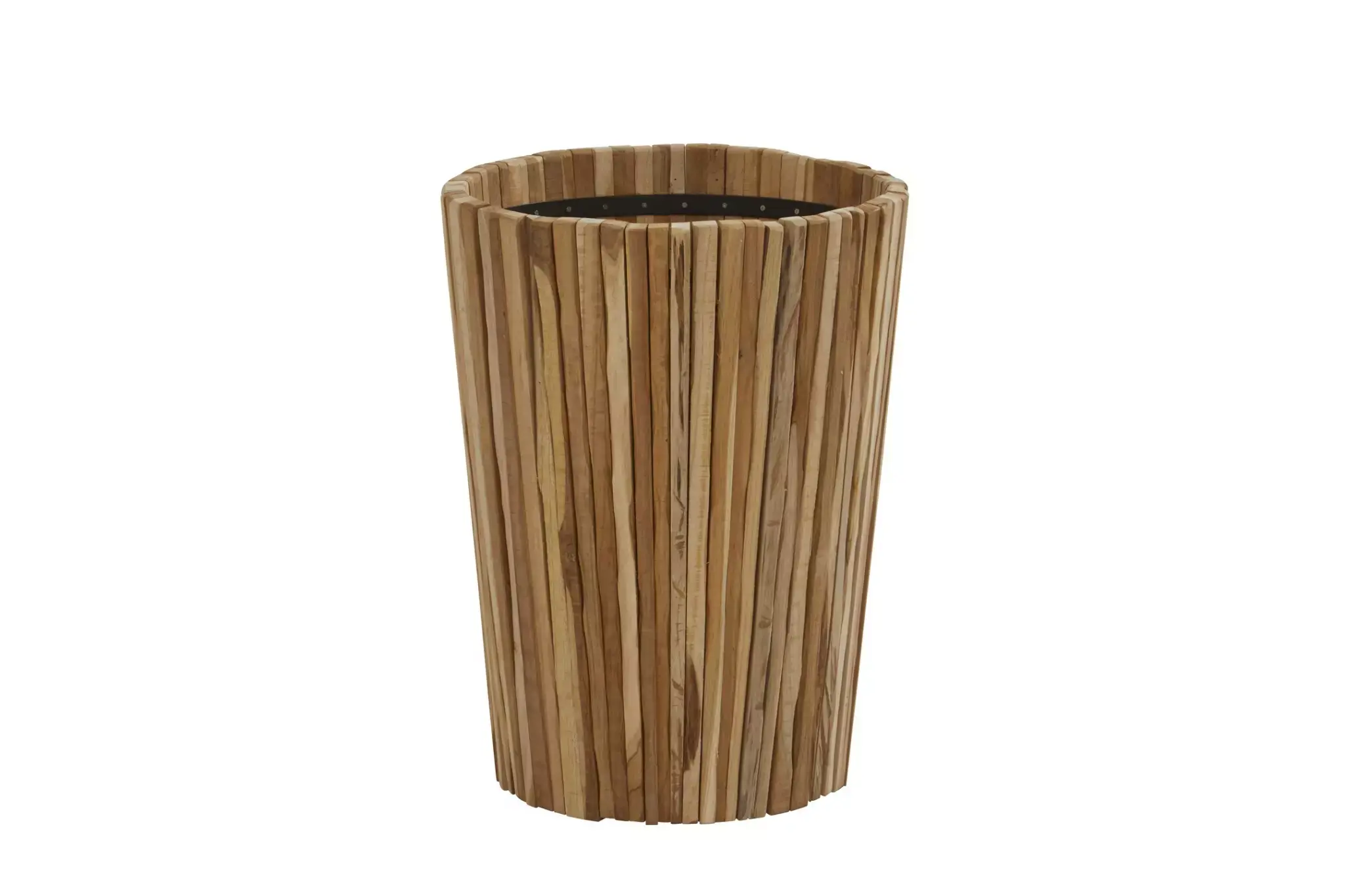 Plantenbak Miguel medium teak 58 cm. (H 71 cm.) | 4 Seasons Outdoor