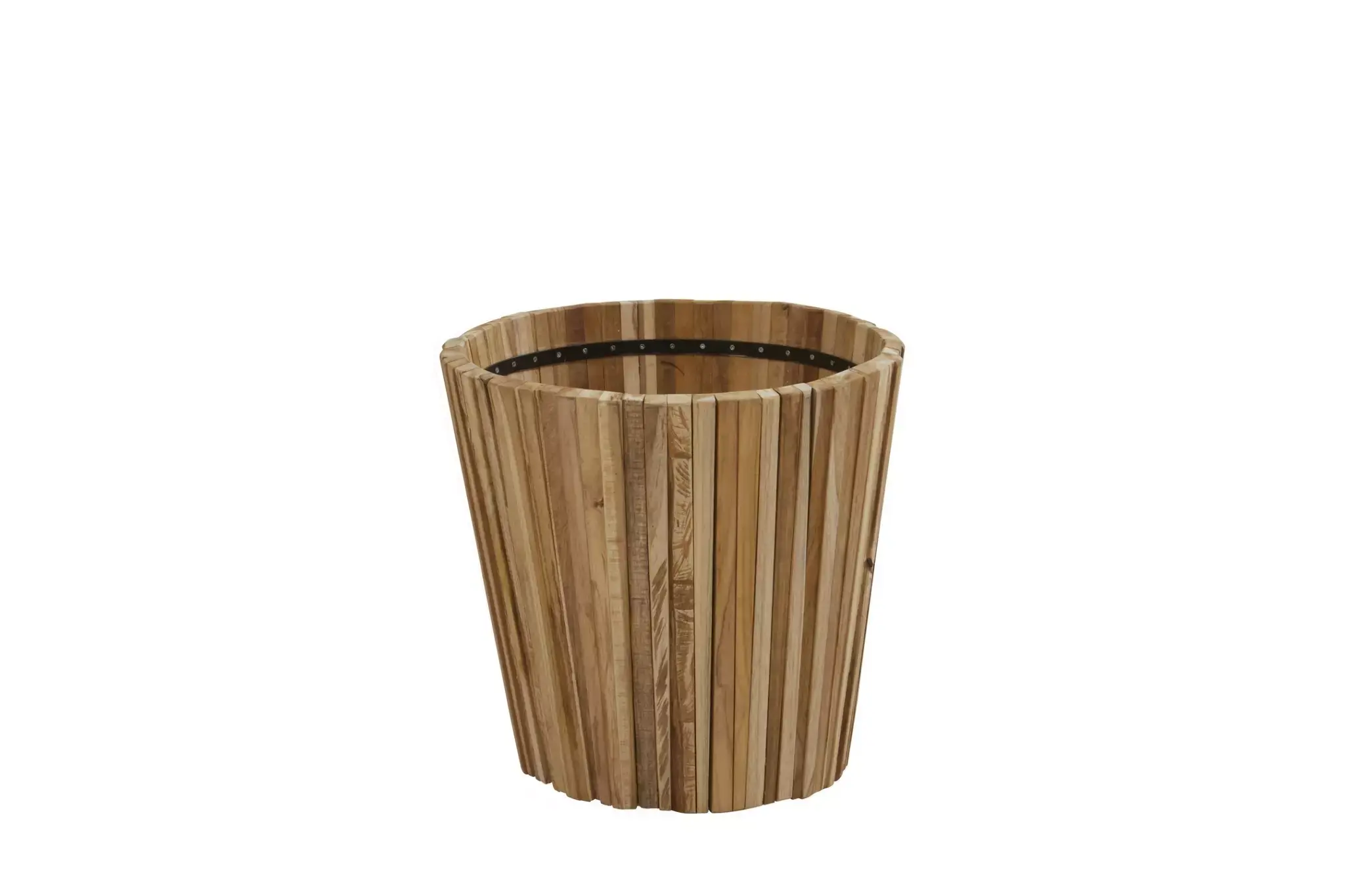 Plantenbak Miguel small teak 58cm. (H 50 cm.) | 4 Seasons Outdoor