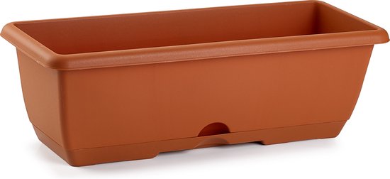 PlasticForte Balkonbak 50x20x17 cm voor balkonreling