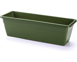 PlasticForte Rechthoekige Groene Plantenbak 50x17x15 cm