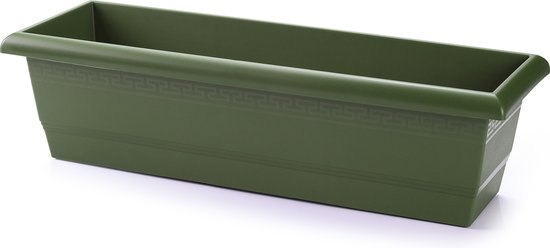 PlasticForte Rechthoekige Plantenbak 60x20x16 cm Groen