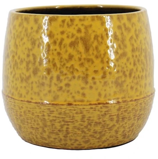 Gele plantenpot Optim Ø32×H26 cm