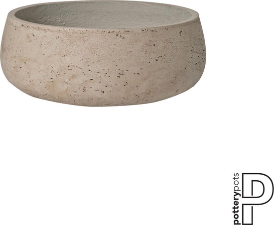Pottery Pots Eileen schaal-plantenbak Ø24×H9 cm grijs