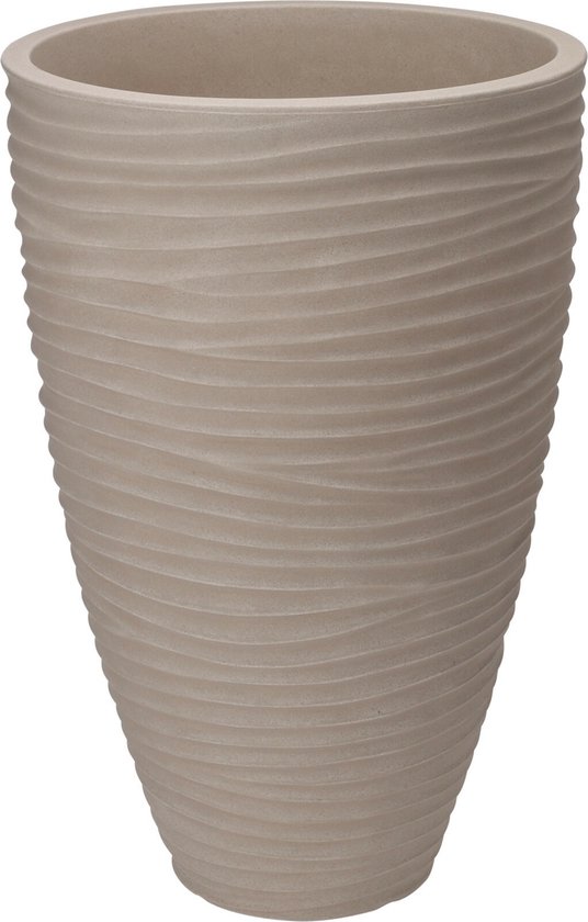 Plantenpot Dunes 40x60 cm zandkleurig kunststof voor buiten