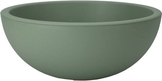 Pro Garden Kunststof Plantenpot Rond 40x16 cm - Groen