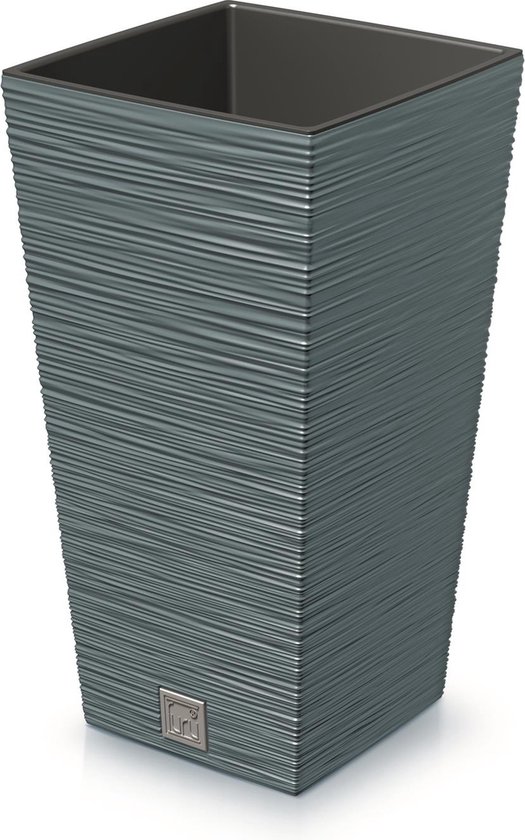 Prosperplast Bloempot met inzet 11,4 L Blauw 20x20x38 cm