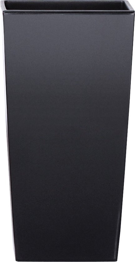 Prosperplast Urbi plantenpot met binnenpot 32×32×61 antraciet