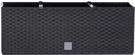 Prosperplast Rato plantenbak 80x33x32cm antraciet zelfwaterend