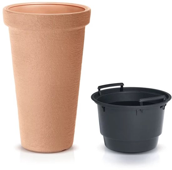 Prosperplast Flower Tower plantenpot terracotta 48x78 cm