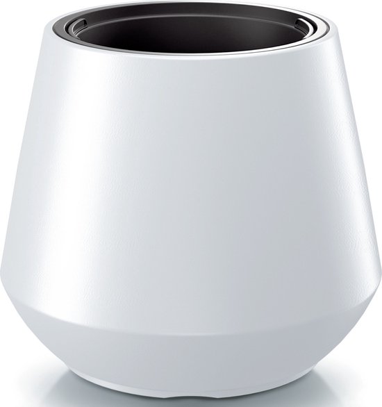 Prosperplast Sevilla kunststof plantenpot wit Ø40×35 cm