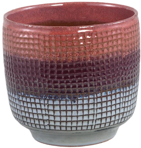 PTMD Plantenpot Elana Paars 19,5x19,5x18,5 cm