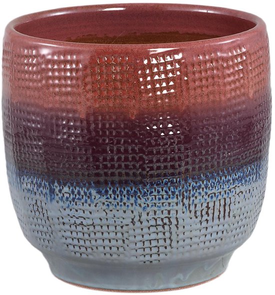 PTMD Elana bloempot paars 30x30x29 cm
