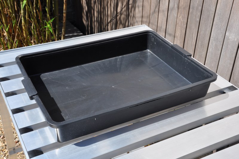 Compacte kweekbak 15L kunststof Royal Well zwart