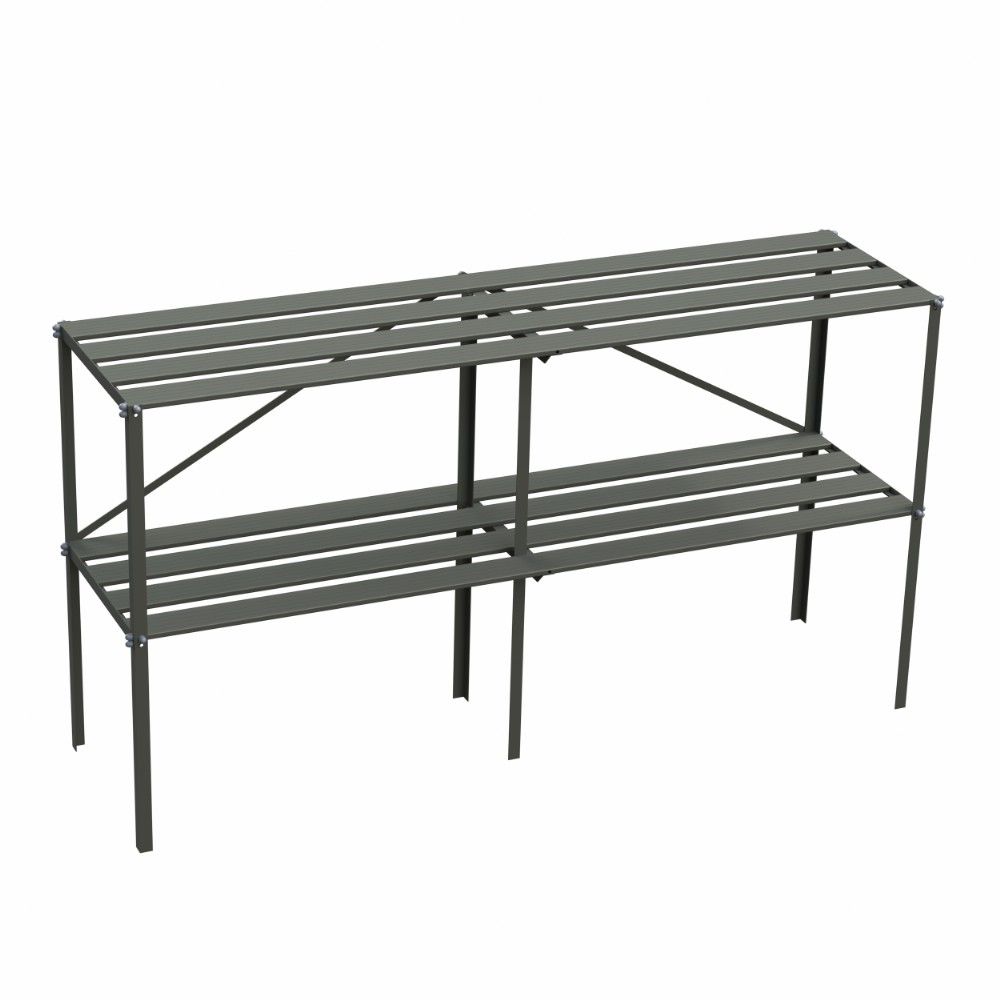 Royal Well vrijstaande kweektafel 165x45x90 cm groengrijs