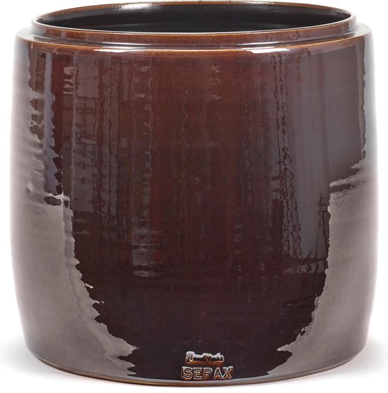 Serax Bloempot bruin Ø30 x H30 cm (opening 26 cm)