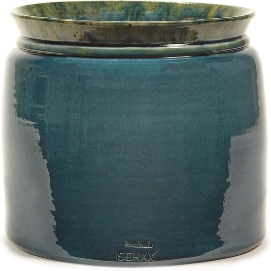 Serax Bloempot Reactive Blue Donkerblauw Ø30 H26 cm