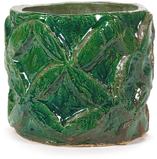 Serax Bloempot Ø28×H28 cm - Groen-Bruin Gemêleerd
