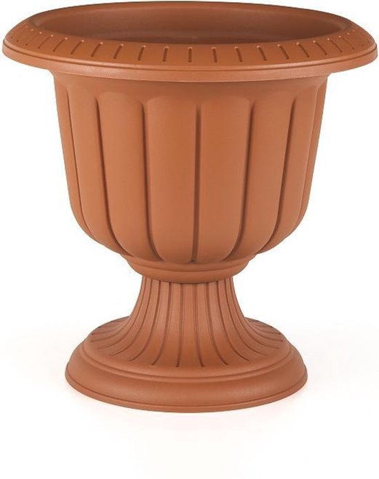 Terracotta bloempot op voet 50x35 cm - 25L UV-bestendig