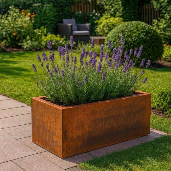 Cortenstaal plantenbak STEAEL CORTEA 80 x 40 x 40 cm