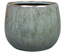 Ter Steege Bloempot Blauw Ø21 cm H17 cm Opening 16,5 cm