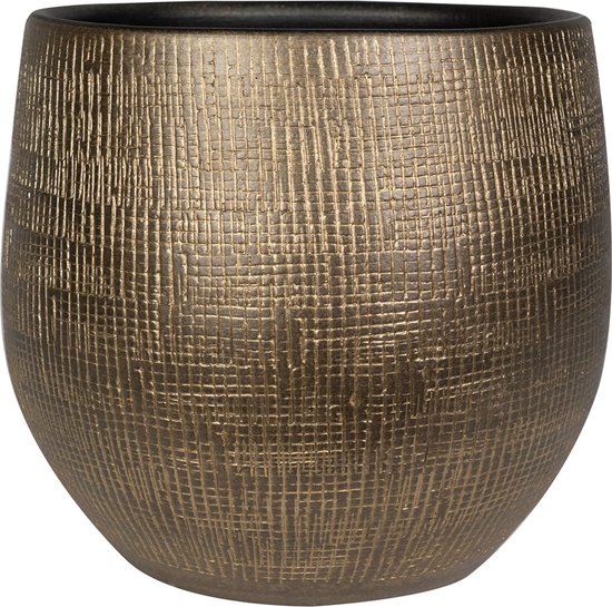 Ter Steege Bloempot Goud-Bruin Ø36 × H32 cm
