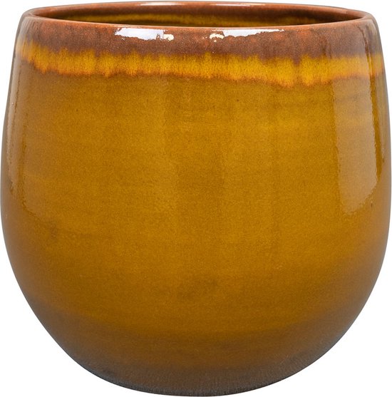 Ter Steege Okergele Bloempot Ø29 x H26 cm