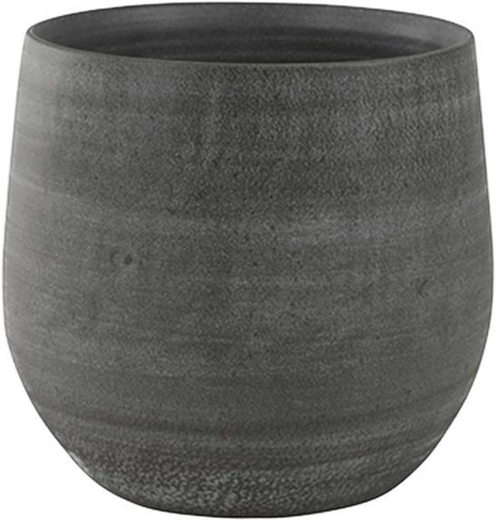 Ter Steege Keramische Bloempot Mystic Grijs 31x28 cm