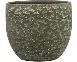 Ter Steege Lava Stone bloempot groen Ø21 x H19 cm (binnen)