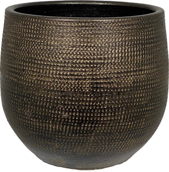 Gouden bloempot Tokio Ø28 x H26 cm