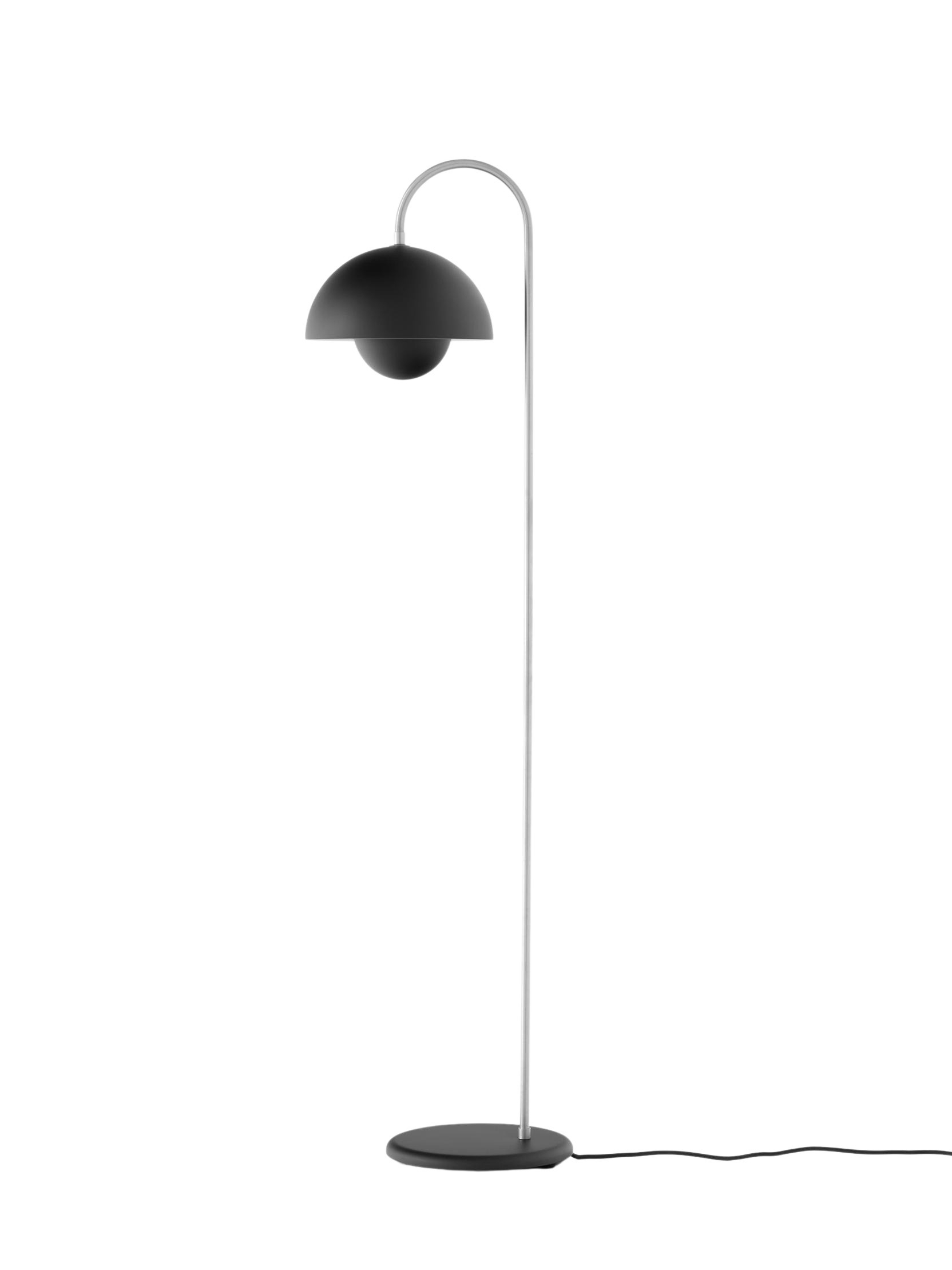 &Tradition VP12 Bloempot vloerlamp - mat zwart