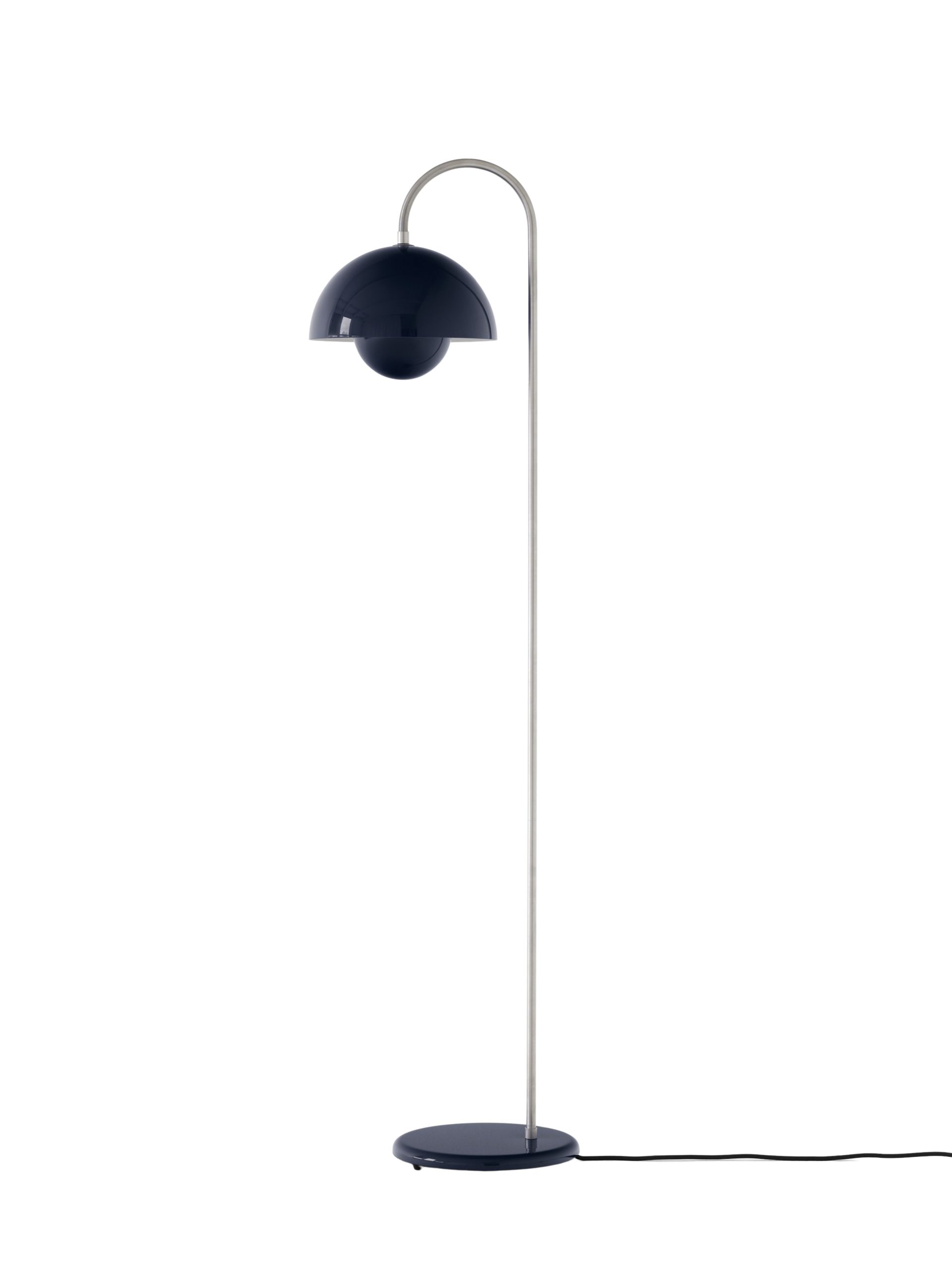 &Tradition VP12 Bloempot design vloerlamp Staalblauw