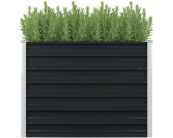 Robuuste Verhoogde Moestuinbak 100×100×77 cm - Antraciet